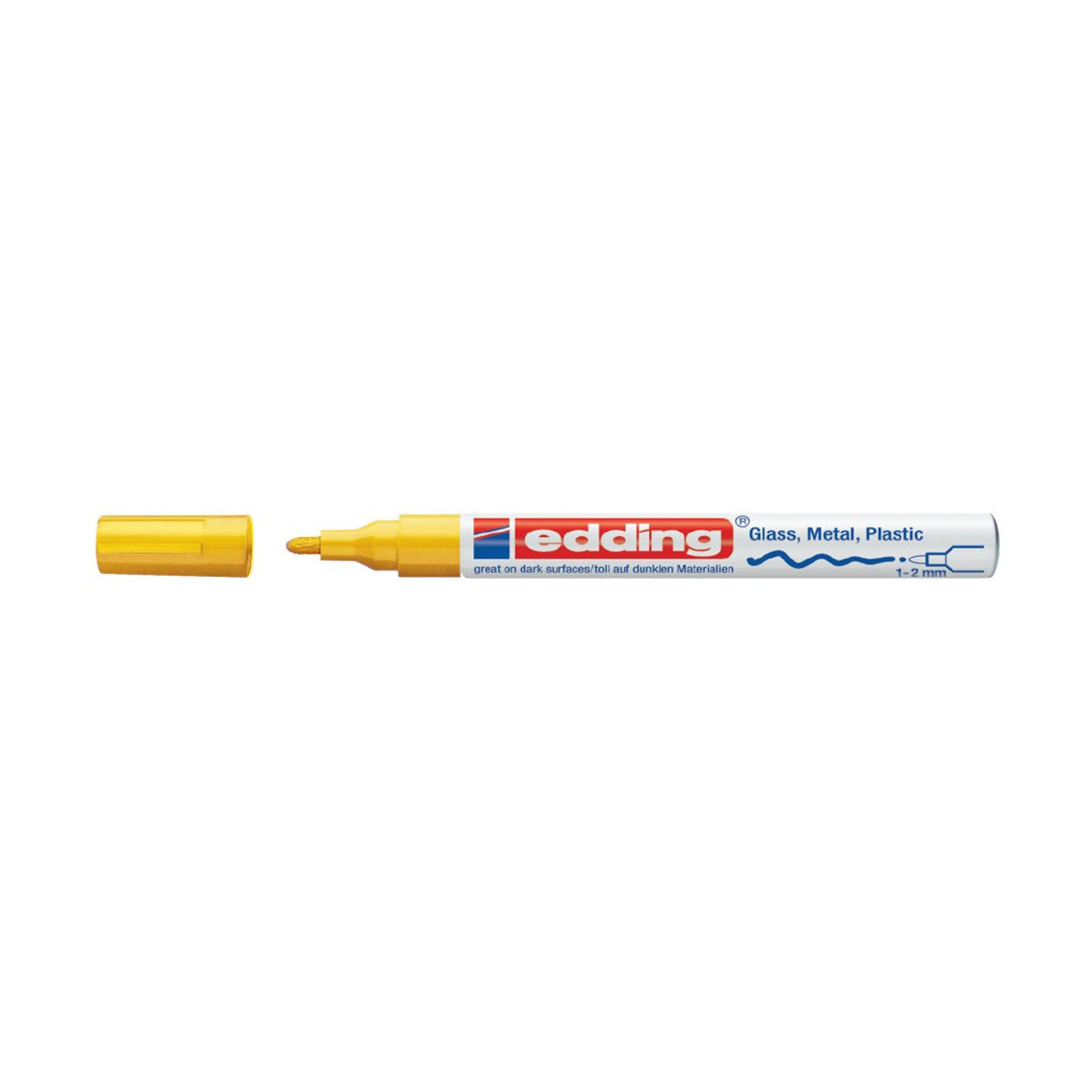 Edding 751 Paint Marker, Gul (1-2 mm.)