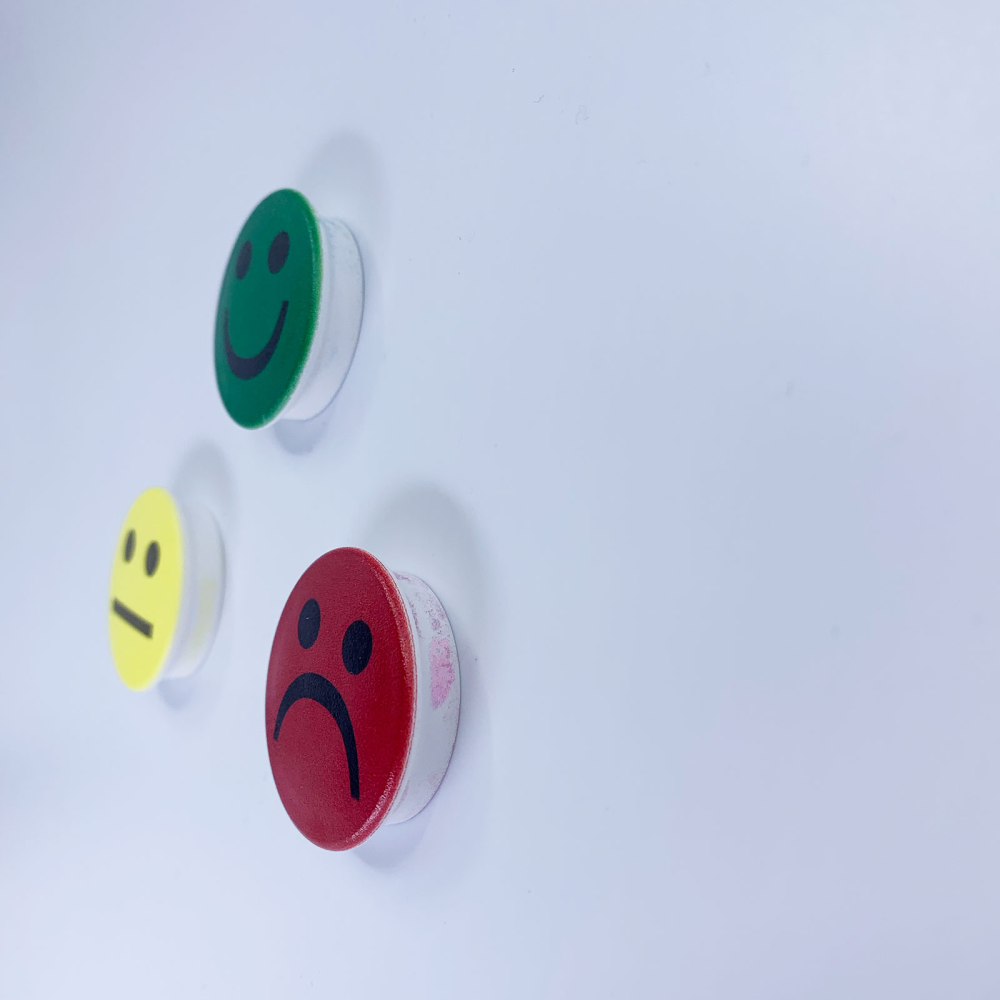 Smiley Magneter, 3-pak MIX - Kraftige magneter