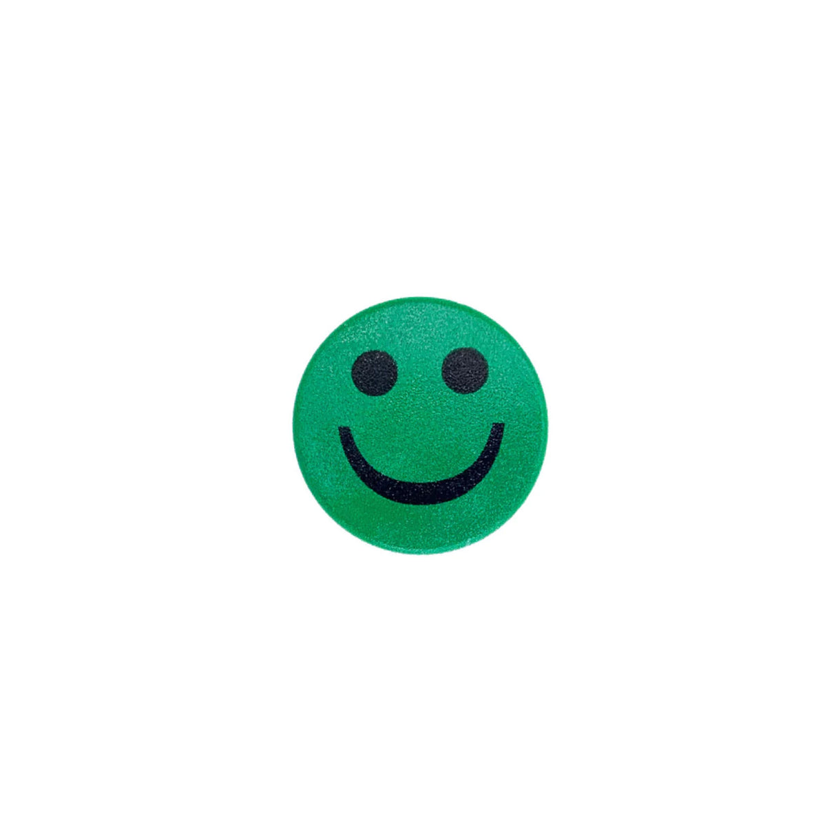 Smiley Magnet grøn, Glad - Kraftig magnet