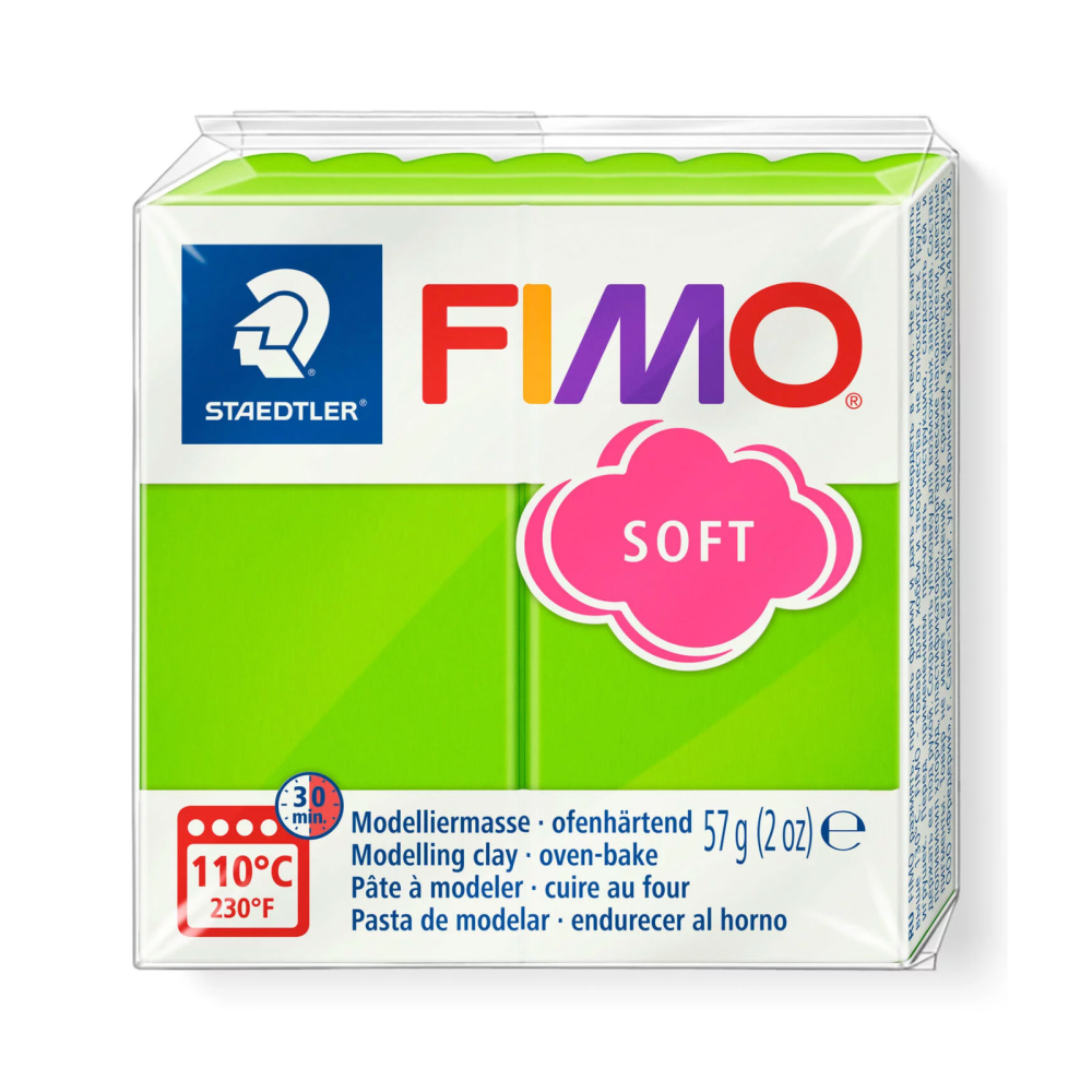 FIMO Soft - æble grøn (57 g.)