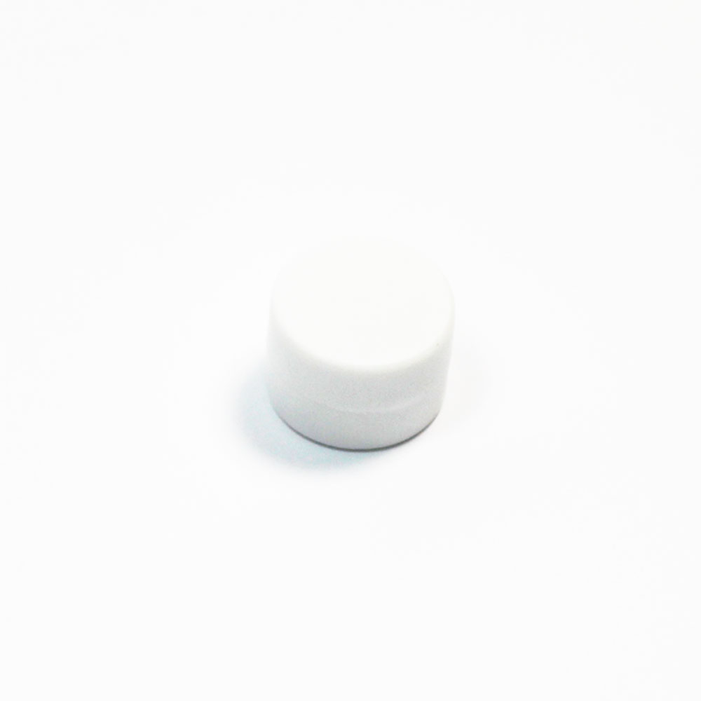 Gummimagnet, Hvid 17x12 mm.