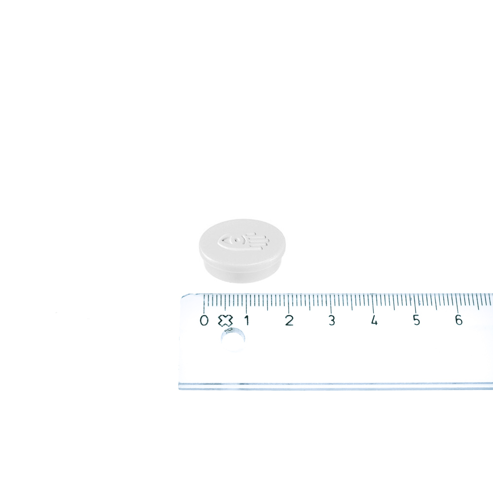 Legamaster Kontormagnet, Hvid Ø20 mm.